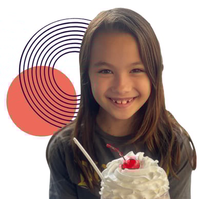 Little Girl with Brand Circles-1 Little Girl with Brand Circles-1